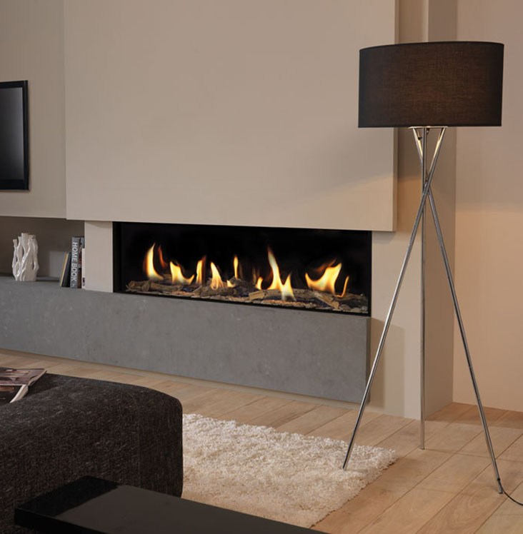 DRU Metro 150XT  contemporary Fireplace