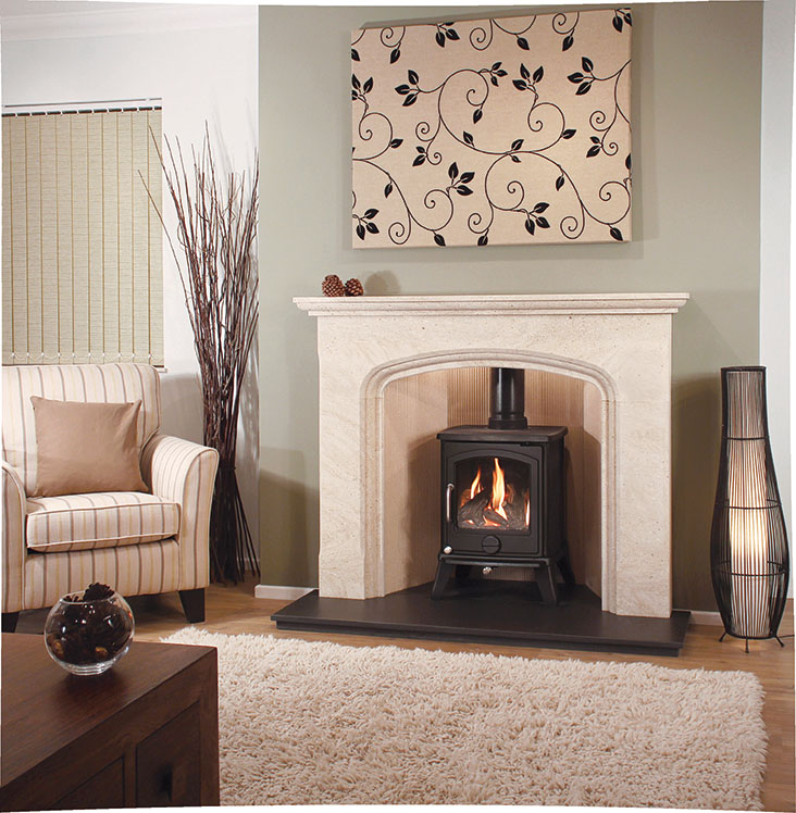 NEWMAN SAFIRA FIREPLACE SUITE contemporary fire